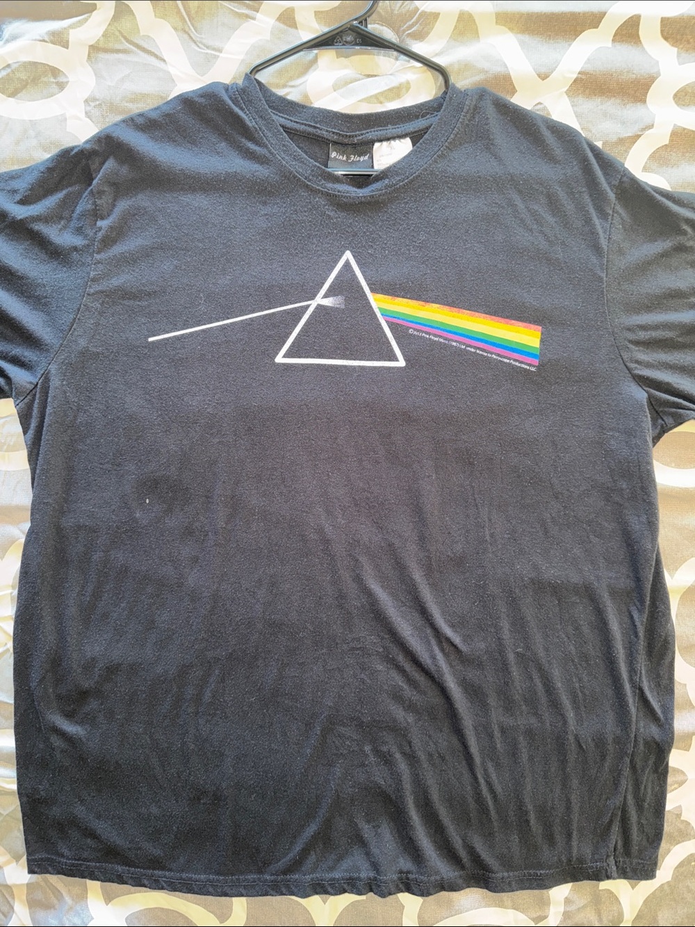 Black 2013 Pink Floyd Dark Side of the Moon Tee